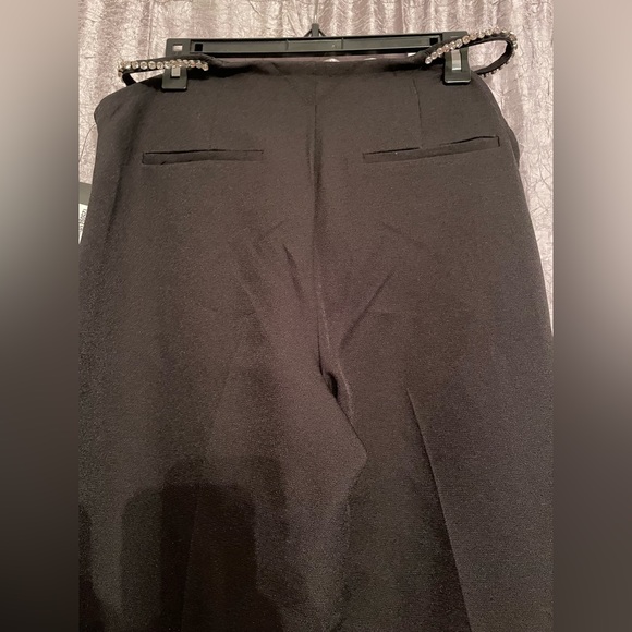 NWT Danielle Bernstein stylish black wide leg dress pant - Picture 11 of 11